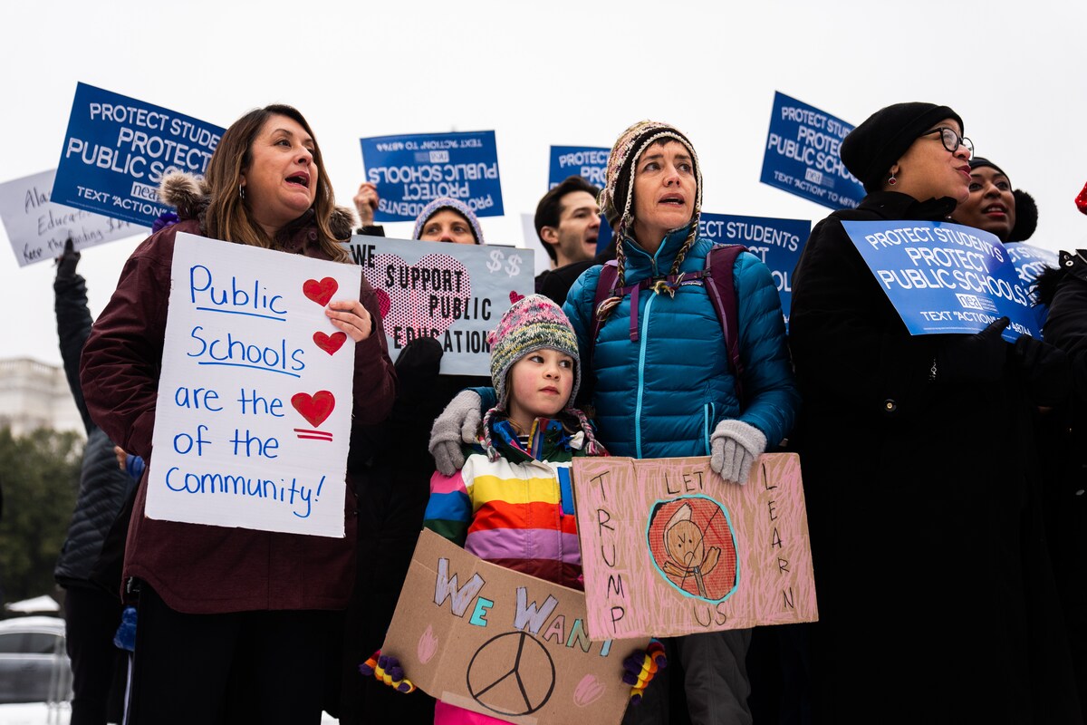 Trump teacher training grants freeze