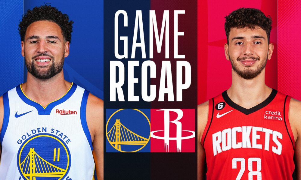 Golden State Warriors vs Houston Rockets Match Player Stats