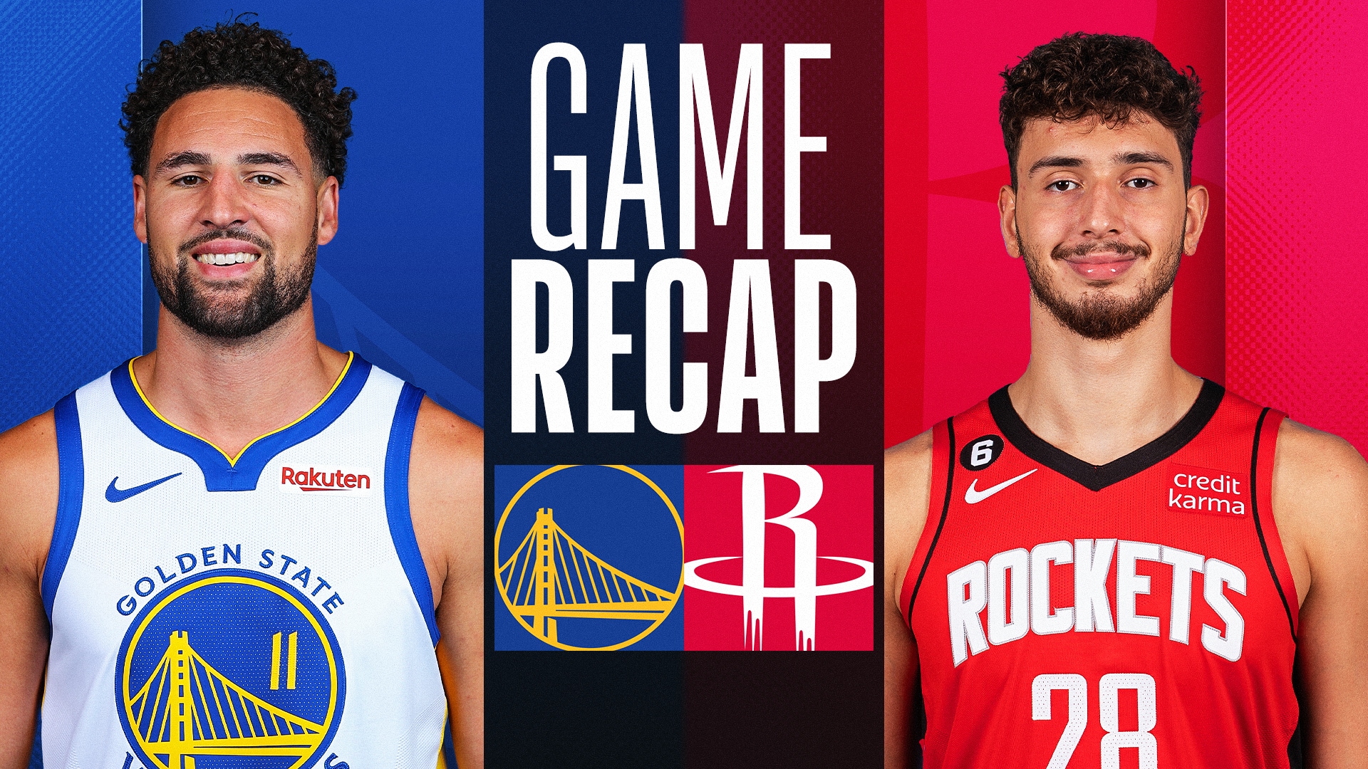 Golden State Warriors vs Houston Rockets Match Player Stats